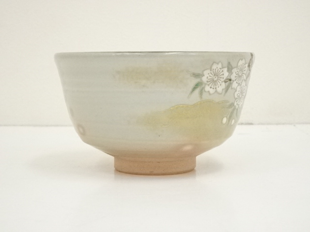 道具 ] - 道具 京焼 橋本永豊造 乾山写観桜文茶碗（共箱） | ネット